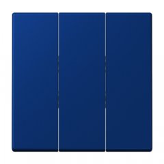 Taustiņs 3-viet, termoplasts lakots, Serie LS, bleu outremer foncé