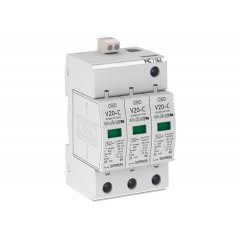 Pārsprieguma novadītājs V20 3-polīgs ar signalkontaktu 385V V20-C 3+FS-385