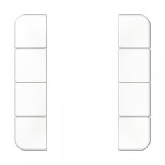 Taustiņs 4-viet, F50, Serie CD, balts