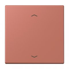 Taustiņs KNX slēdzim, ar virzienrādītāju 1-viet, Serie LS, terre sienne brique