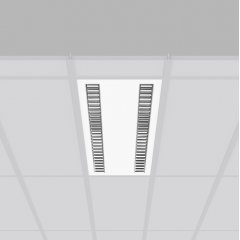 Gaismeklis SONIS, 50 W, 6500 lm, 840, white, DALI Lay-in luminaires, L 1247 B 310, Alea optical system