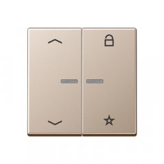 eNet taustiņš unversālais 2-viet, ar bultiņu simboliem<br />
, Serie A, champagner