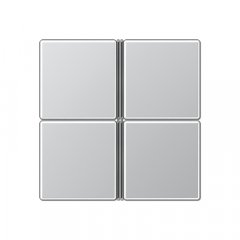 Taustiņs 4-viet, F40, Serie A, alumīnijs