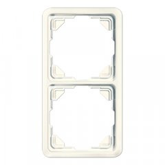 Rāmītis 2-vietīgs, vertikālā un horizontālā montāža, duroplasts, ST 550, ziloņkaula