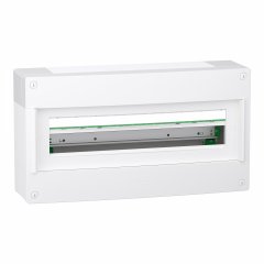 Sadalne, PrismaSeT XS, virsapmetuma, 1 x 24 moduļi, 1 zemējuma spaiļu bloks, bez durvīm