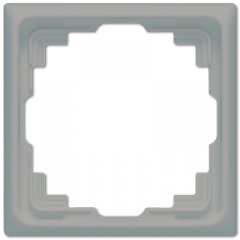 Montāžas rāmis kabeļu kanāliem 1-vietīgs, vertikālā un horizontālā montāža, termoplasts, CD, pelēks