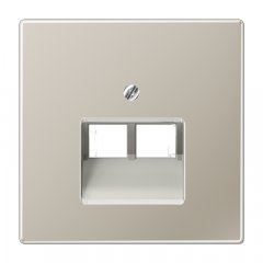 Virsma IAE/UAE-datu rozetei 2 x 8-polig, Serie LS, krāsa nerūsējošais tērauds