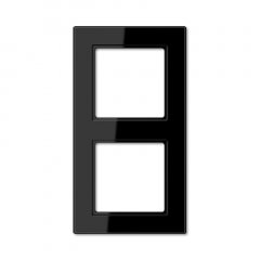 Rāmītis 2-vietīgs, vertikālā un horizontālā montāža, duroplasts, A CREATION, melns