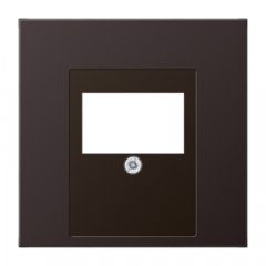 Vāks montāžas kārbai, Aluminium lackiert, Serie LS, tumša (lackiertes Aluminium)