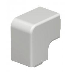 Plakana stūra vāks 30x30mm, PVC, gaiši pelēks, 7035