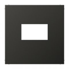 Virsma USB kontaktligzdai, Serie LS, antracīts (lakots alumīnijs)