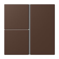 Taustiņs 3-viet, F40, Serie LS, terre d'ombre brûlée 31