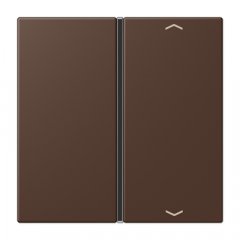 Taustiņs slēdzim 1-viet, ar virzienrādītāju, F40, Serie LS, terre d'ombre brûlée 31