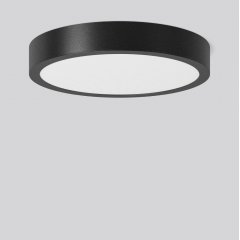 TOLEDO FLAT+ round, 22...33 W, 2600...3800 lm, 830, 840, anthracite, DALI Surface mounted downlights