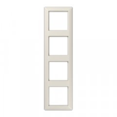 Rāmītis 4-vietīgs, vertikālā un horizontālā montāža, duroplasts, AS 500, ziloņkaula