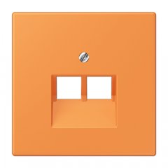 Virsma IAE/UAE-datu rozetei 2 x 8-polig, termoplasts lakots, Serie LS, orange clair