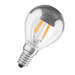Spuldze LED CLASSIC P MIRROR P 4W 827 FIL SIL E14
