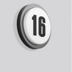 Gaismeklis CADERO disca, 4,5...10 W, 300...800 lm, 830, 840, anthracite, on/off Ceiling and wall luminaires, D 311 H 64