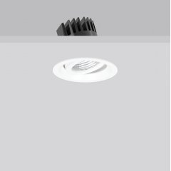 LEVIDO SWING round, 7,5 / 12 W, 710 / 1100 lm, 840, white, Phase-cut Recessed projectors, D 91 H 2 H