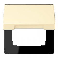 Rozetes vāks ar atsperi, termoplasts krāsots, Serie LS, blanc