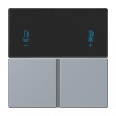 Taustiņs 3-viet, F40 KNX telpas kontrolierim, Serie LS, gris clair 59