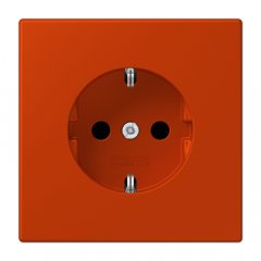 Kontaktligzda SCHUKO, 16 A 250 V ~, ar bērnu drošību, Serie LS, rouge vermillon 59