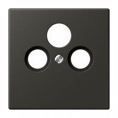 Centrālplate unversālā Sat/BK, termoplasts lakots, Serie LS, ombre naturelle 59