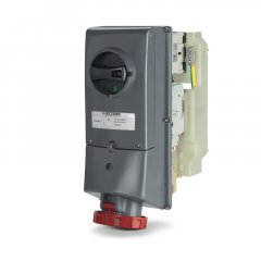 Kontaktligzda ar atdalītāju INTERLOCK.SOCKET 63A 3P+E 6h 380-415V 50Hz 60Hz 170X380MM