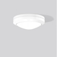 Gaismeklis ROUNDED midi, 10 W, 360 lm, 840, white, on/off Ceiling and wall luminaires, D 268 H 91, Plastic (PC) opal, HF movement sensor