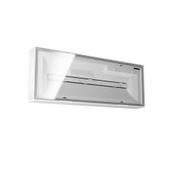 Emergency light, 8 hour, LED technology, self-control, surface and recessed ceiling mounting