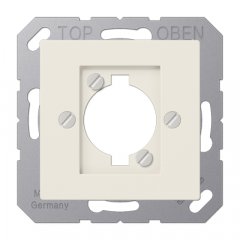Centrālplate XLR-Steckverbinder (P-Serie), termoplasts, Serie AS, ziloņkaula