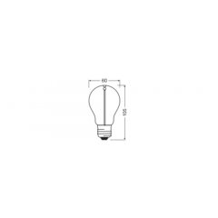 Spuldze Vintage 1906® LED CLASSIC A, Globe and EDISON WITH FILAMENT-MAGNETIC STYLE 4 1.8 W/1800 K SMOKE E27