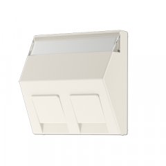 Virsma montāžas adapterim 30° 2-vietīga, marķējams, termoplasts, Serie AS, ziloņkaula