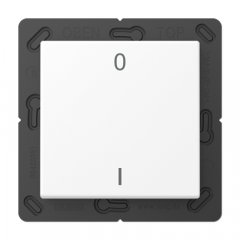 EnOcean slēdzis-raidītājs kanālu skaits 2, simboli 0 I, Serie A, sniegbalts matēts