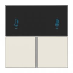 Taustiņs 3-viet, F40 KNX telpas kontrolierim, Serie LS, ziloņkaula