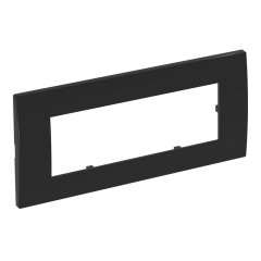 Ramītis priekš 3-vietīga Modul 45 84x185mm, PC, pelēkmelna, 7021 AR45-F3 SWGR