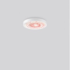 Gaismeklis TRIONA round, 38 W, 2700 lm, 840, white, smart+free Ceiling and wall luminaires, D 461 H 88, Pattern grid glass