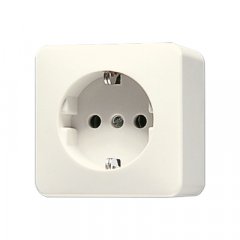 Kontaktligzda SCHUKO, 16 A 250 V ~, 47 mm, AP 600, ziloņkaula