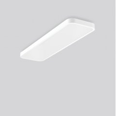 Gaismeklis TRIONA rectangle, 42 W, 5250 lm, 830, white, smart+free Ceiling and wall luminaires, L 1300 B 350 H 88, Plastic (PMMA) opal