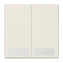 Taustiņs 2-viet, marķējams, duroplasts, Serie LS, ziloņkaula