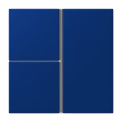 Taustiņs 3-viet, F40, Serie LS, bleu outremer foncé