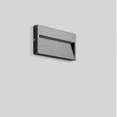 Gaismeklis BRICK duo, 10 W, 180 lm, 830, anthracite, on/off Wall luminaires, L 240 B 120 H 24, Transparent glass