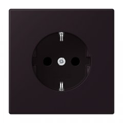 Kontaktligzda SCHUKO, 16 A 250 V ~, ar bērnu drošību, Serie LS, noir d'ivoire