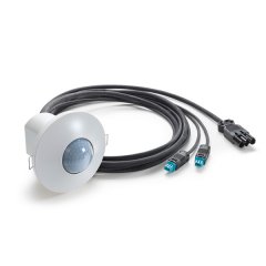 360° recessed ceiling-mounted presence detector, approx. range Ø 8 m, DUO, DALI/DSI, GST