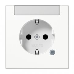Kontaktligzda SCHUKO, 16 A 250 V ~, ar indikātoru, marķējams, ar bērnu drošību, termoplasts, Serie LS, balts