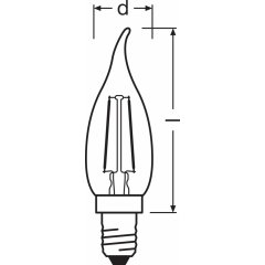 Spuldze Vintage 1906® LED CLASSIC B 22 2.5 W/2400 K GOLD E14