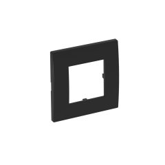 Ramītis priekš 1-vietīga Modul 45 84x84mm, PC, pelēkmelna, 7021 AR45-F1 SWGR