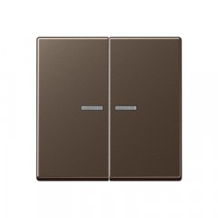 Taustiņs KNX slēdzim ar indikācijas logu 2-viet, Serie A, moka