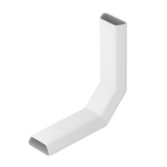 Pagrieziens vertikālais 90° priekš DU 6025, PVC, gaiši pelēks KV DU 6025 90