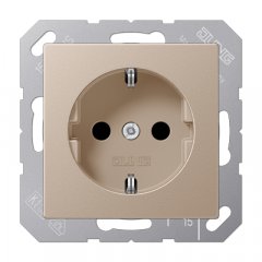 Kontaktligzda SCHUKO, 16 A 250 V ~, Serie A, šampanieša krāsā